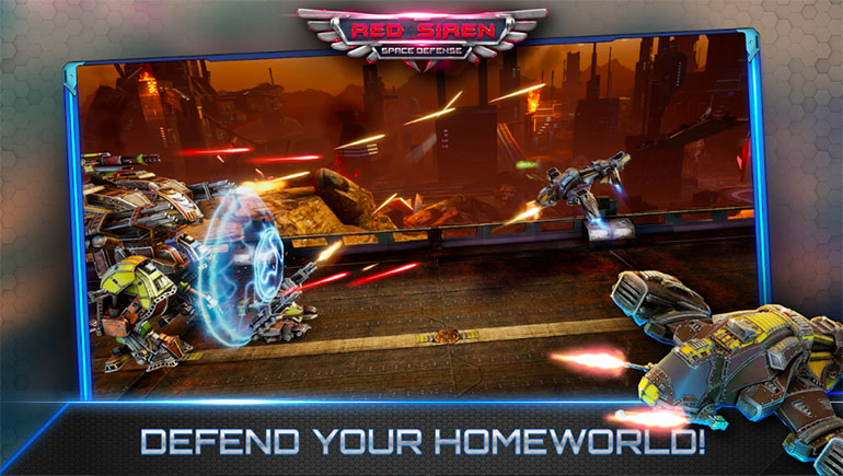 Топ-5 приложений для iOS и Android (5 - 11 ноября) - Red Siren Space Defense (1)
