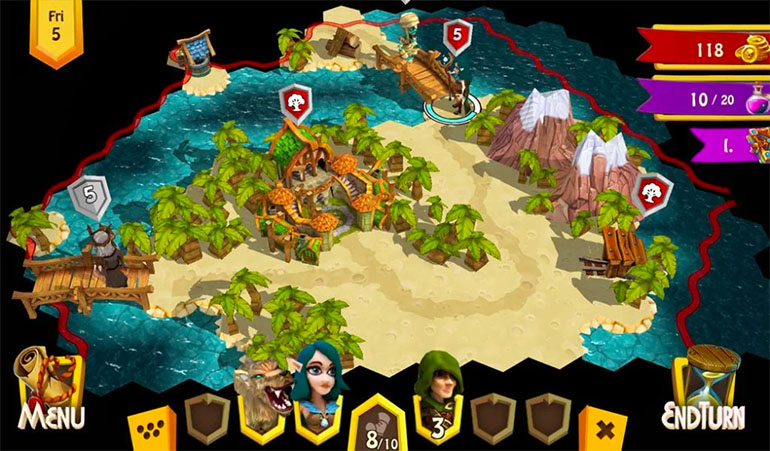 Топ-5 приложений для iOS и Android (10 - 16 декабря) - Heroes of Flatlandia (4)