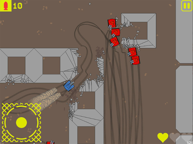 Топ-5 приложений для iOS и Android (7 - 13 января) - Flank That Tank! (3)