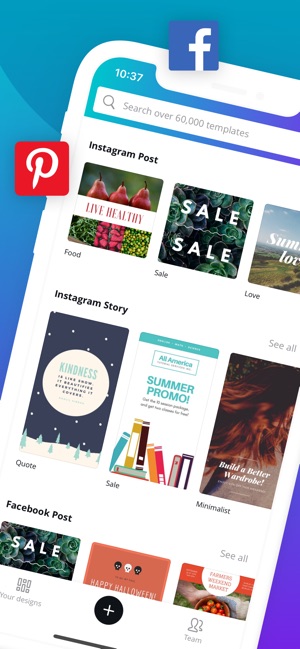 Топ-5 приложений для iOS и Android (11-17 марта) - Canva 8