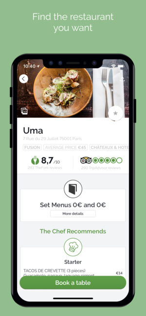 Топ-5 приложений для iOS и Android (18-24 марта) -TheFork - фото 1