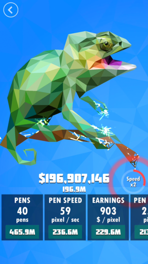 Топ-5 приложений для iOS и Android (1 – 7 апреля) - Idle Painter - фото 1