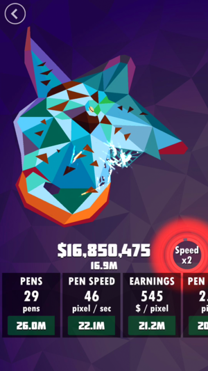 Топ-5 приложений для iOS и Android (1 – 7 апреля) - Idle Painter - фото 2