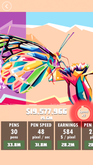 Топ-5 приложений для iOS и Android (1 – 7 апреля) - Idle Painter - фото 3