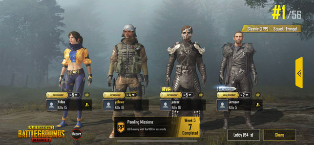 Топ-5 приложений для iOS и Android (15 – 21 апреля) - PUBG MOBILE - фото 7