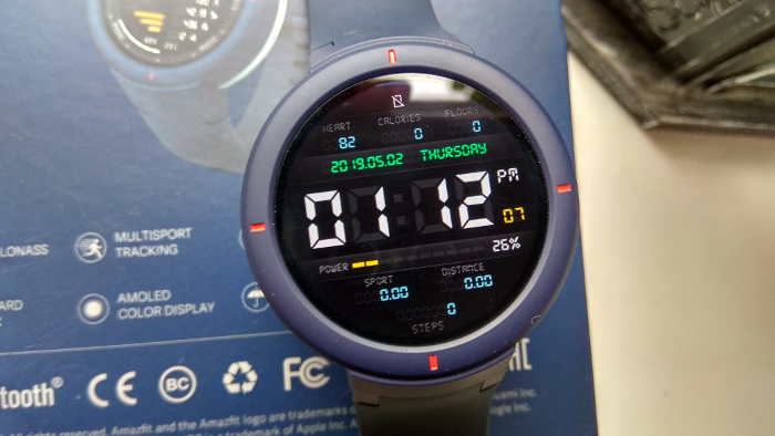 Обзор Amazfit Verge – Дисплей
