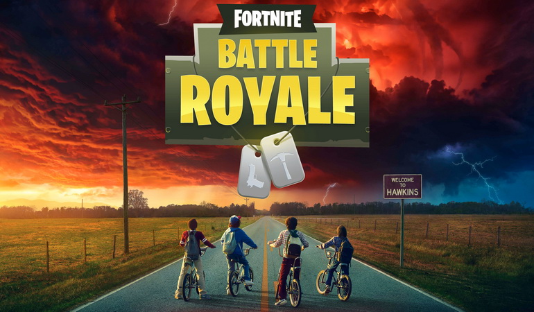 Fortnite и Stranger Things