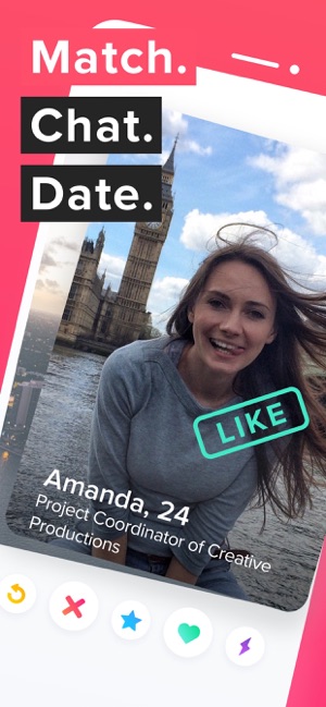 Топ-5 приложений для iOS и Android (5 - 11 августа) - Tinder - фото 1
