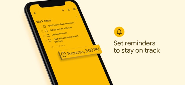 ТОП-5 приложений для iOS и Android (2-8 сентября) - Google Keep - Фото 3
