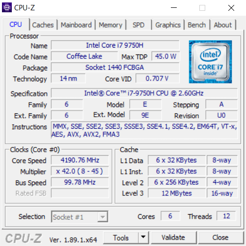 Acer Nitro 7-cpu-z-1