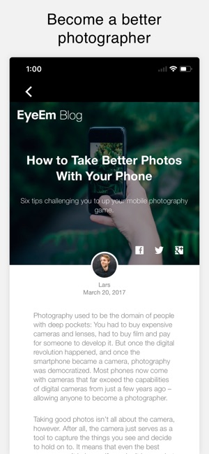 ТОП-5 приложений для iOS и Android (14 - 20 октября) - EyeEm - Фото 4