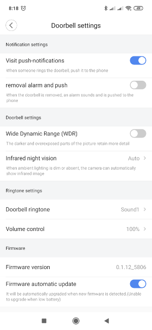 Обзор Xiaomi Zero Intelliigent – Настройки2