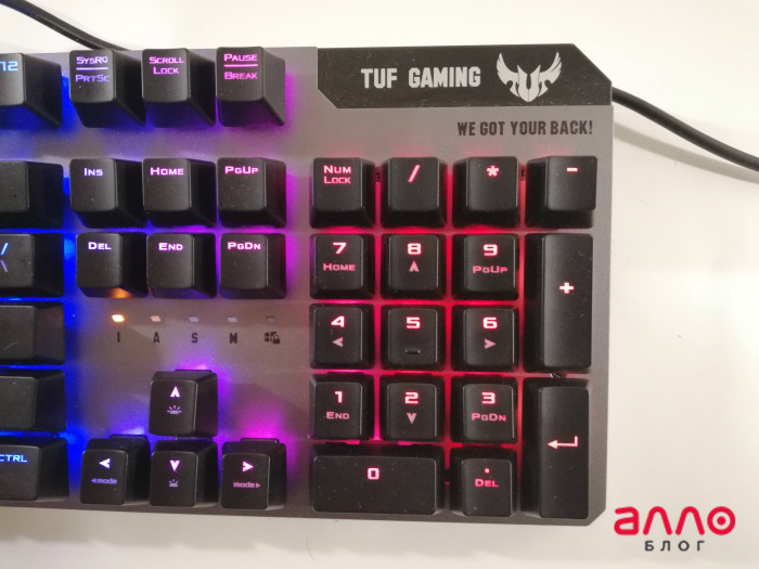 Обзор TUF Gaming K7 и ROG Strix CTRL - фото 10