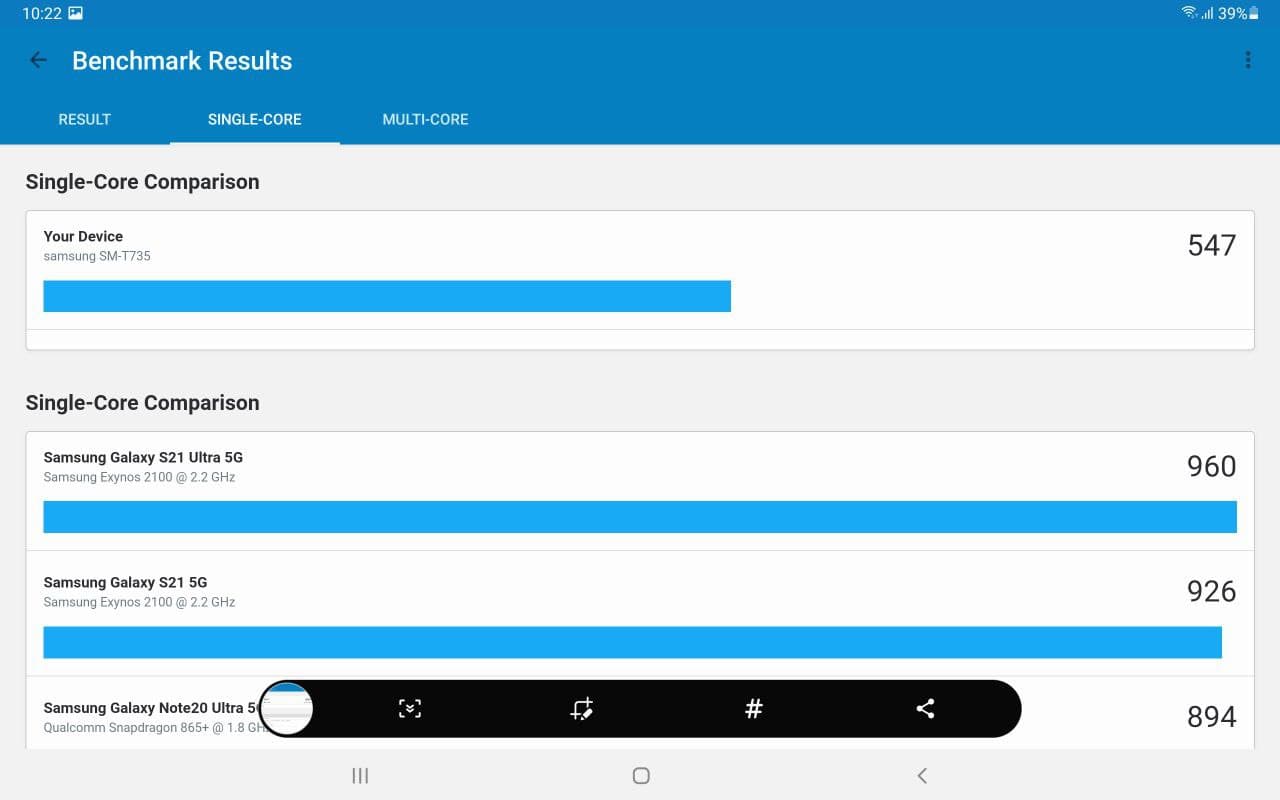 Обзор Samsung Galaxy Tab S7 FE – Тест 2
