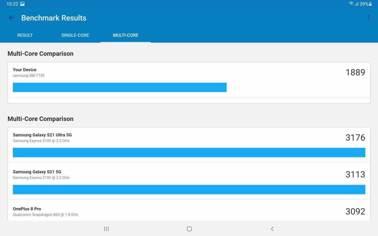 Обзор Samsung Galaxy Tab S7 FE – Тест 3