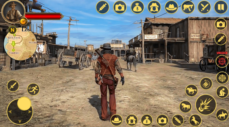 Скриншот з офлайн-гри West Gunfighter