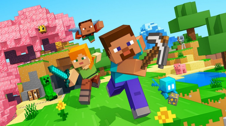 Арт з офлайн-гри Minecraft