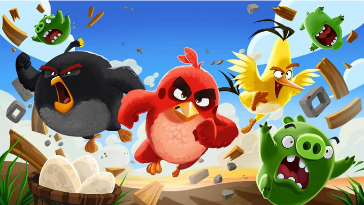 Арт офлайн-гри Angry Birds