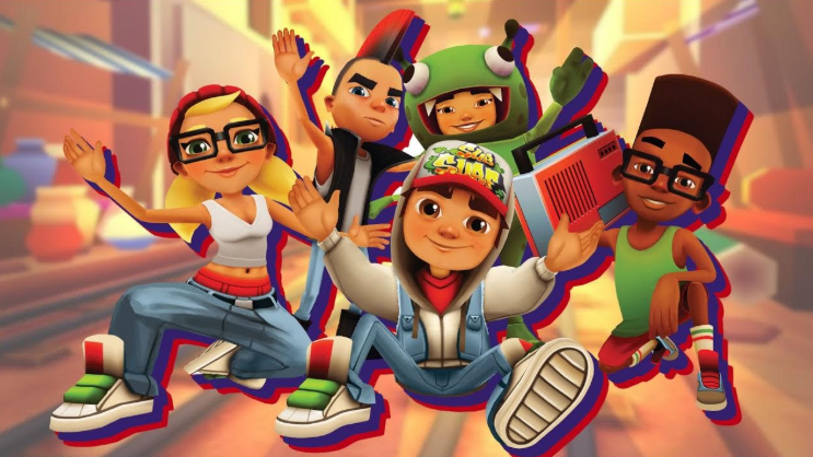 Арт офлайн-гри Subway Surfers