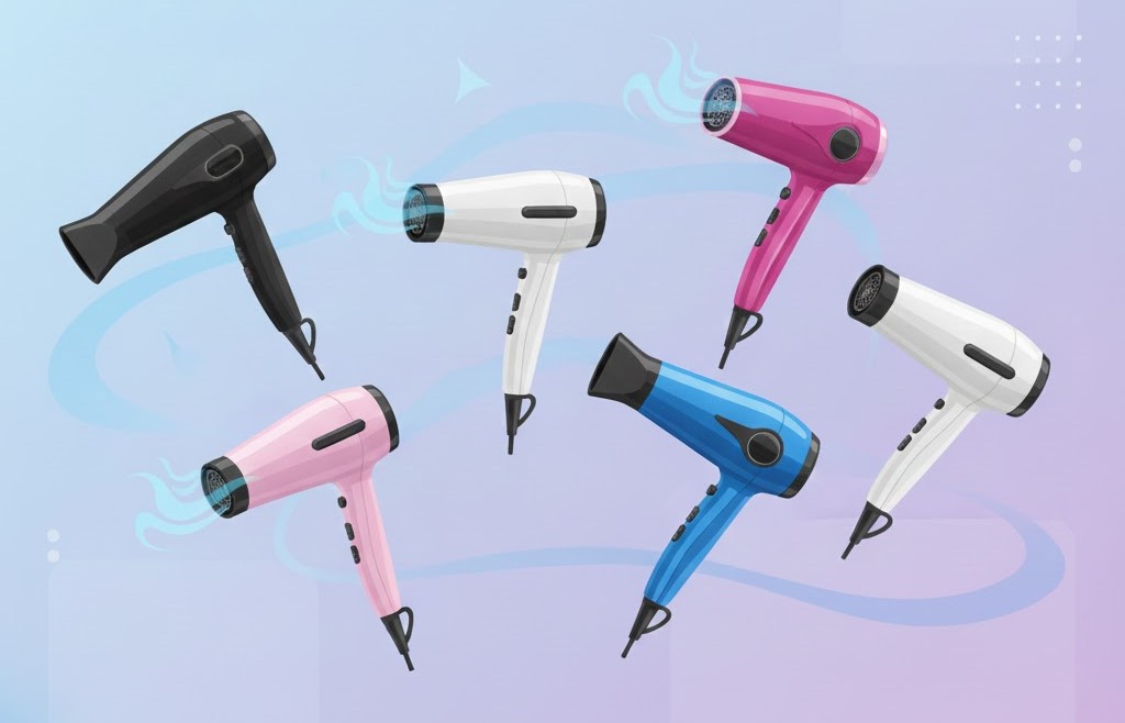 ТОП-5 фенов для волос: лучшие модели 2025 года