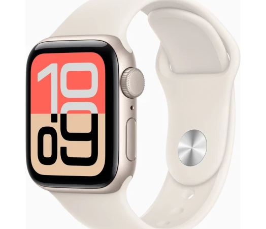 Apple Watch SE 3 GPS 40mm Starlight Aluminium Case with Starlight Sport Band 