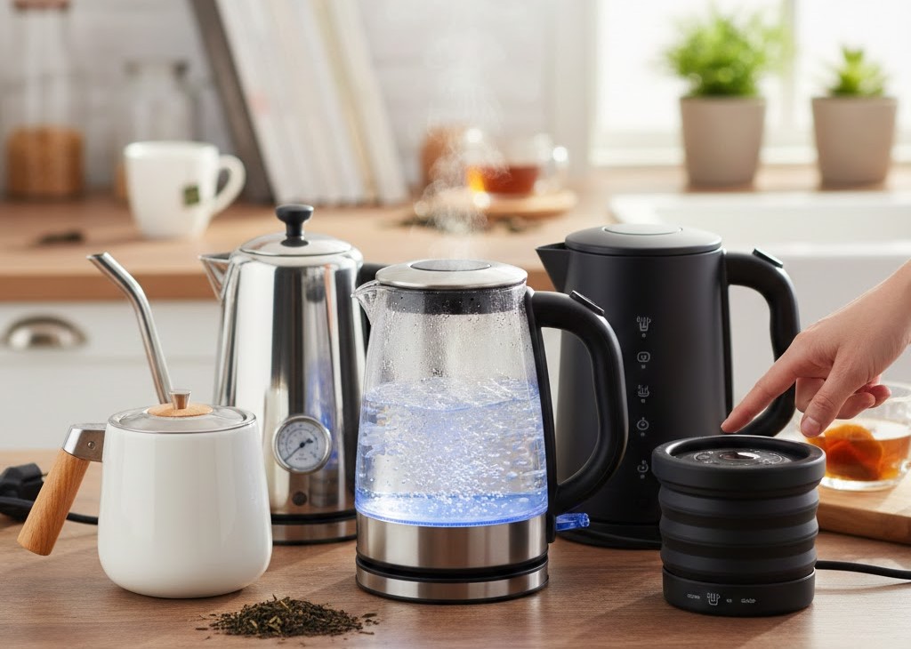 Як вибрати електрочайник: види, характеристики, бренди