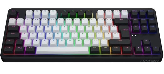 Клавіатура механічна HATOR Rockfall 3 Mecha TKL Wireless Orange Black