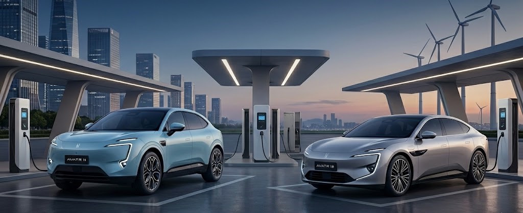 Електромобілі AVATR - порівняння моделей