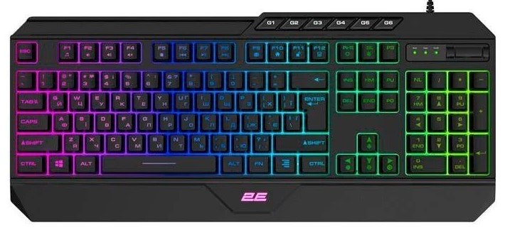 Клавіатура ігрова 2E KG315 GAMING, Black