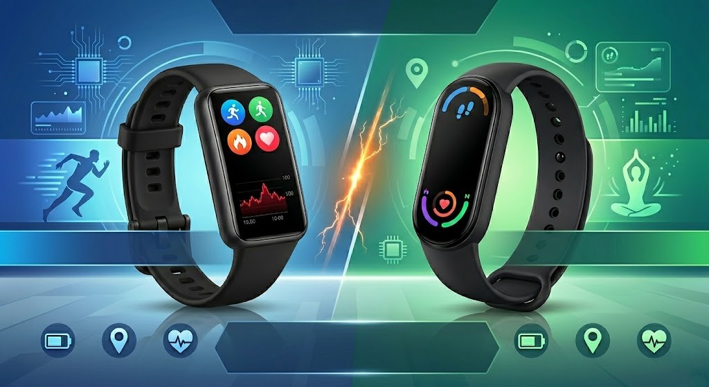 Порівняння Huawei band 10 VS Mi Band 10