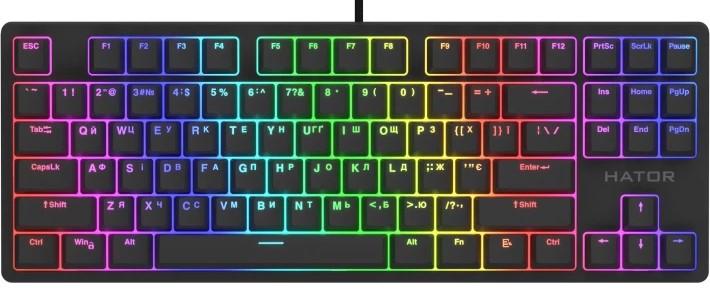 Клавіатура ігрова HATOR Rockfall 2 Mecha TKL Orange