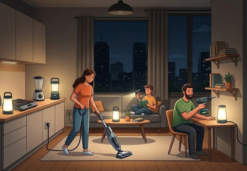 Побутова техніка на акумуляторах: автономні товари при відключенні світла