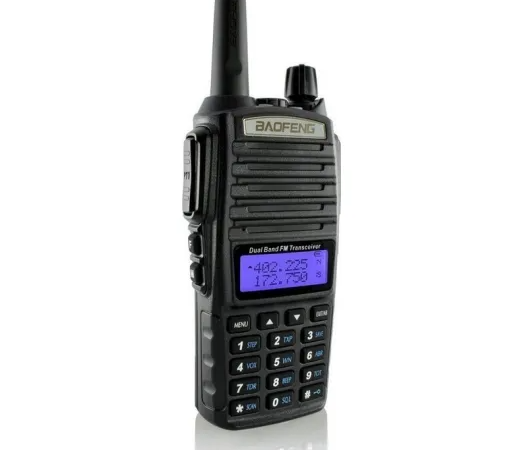 Рація Baofeng UV-82 + Гарнітура Baofeng з подвійною кнопкою РТТ