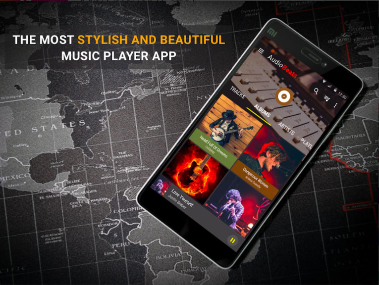 5 лучших музыкальных плееров для Android - Audio Beats (1)