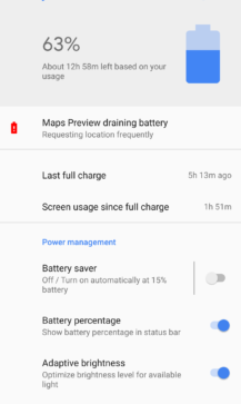 Android 8.1 поможет выявлять энергоемкие приложения  