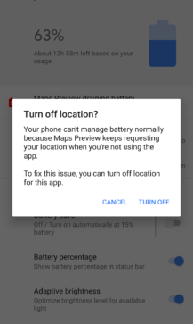 Android 8.1 поможет выявлять энергоемкие приложения  