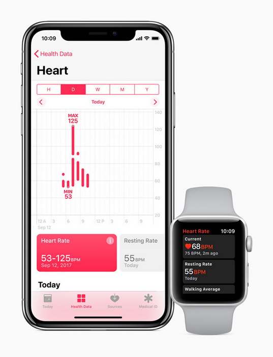 Apple Watch Series 3-приложение Пульс