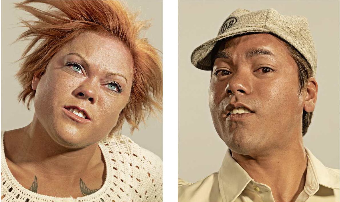 Brandon Vogues-портреты вверх тормашками 3