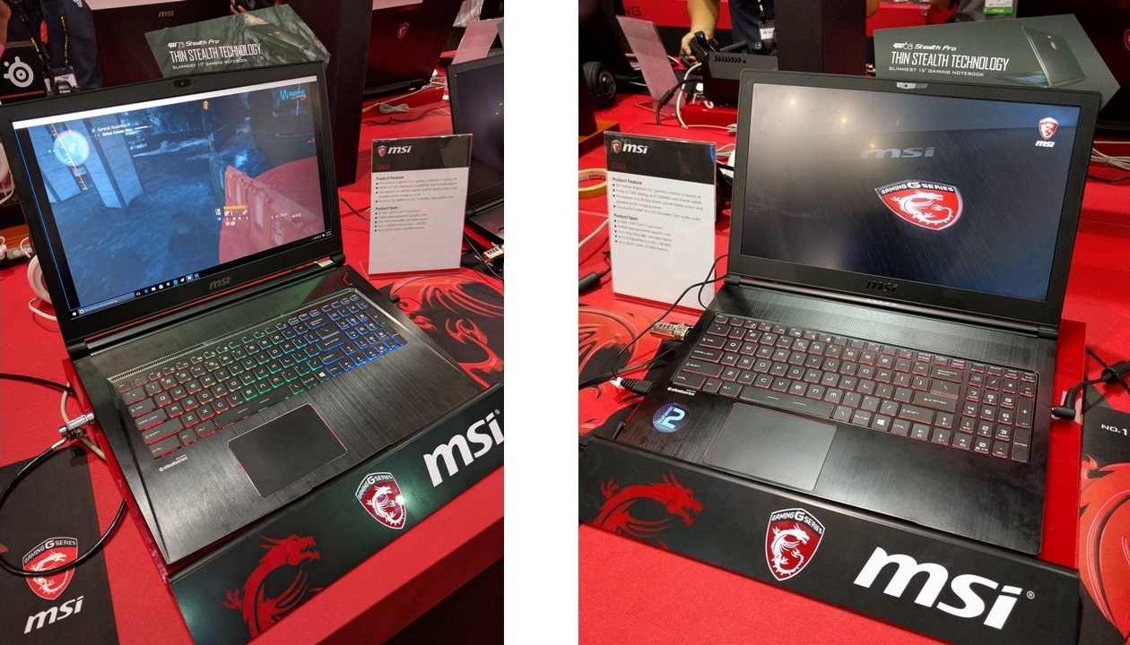 Computex-2016-стенд MSI ноутбуки фото с мероприятия 