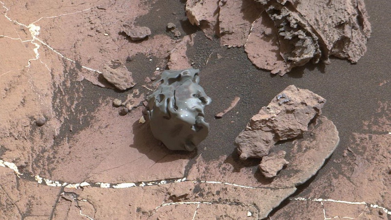 Curiosity-металлический метеорит