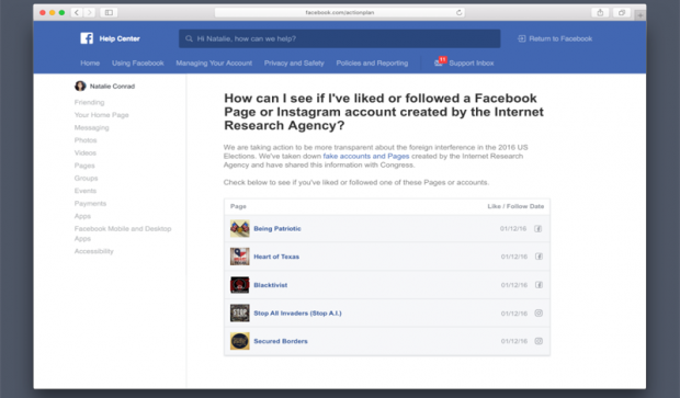 > Facebook предоставит данные о российских фейковых аккаунтах 
