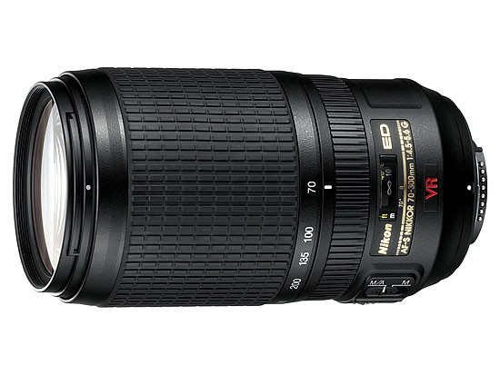 AF Zoom-Nikkor 70-300mm F4.5-5.6G ED - вид сбоку AF Zoom-Nikkor 70-300mm F4.5-5.6G ED - вид сбоку