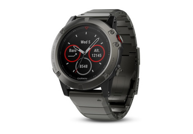 Garmin fenix 5 Sapphire Slate grey with metal band-photo 1