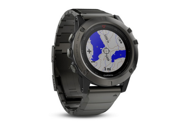 Garmin fenix 5 Sapphire Slate grey with metal band-photo 2