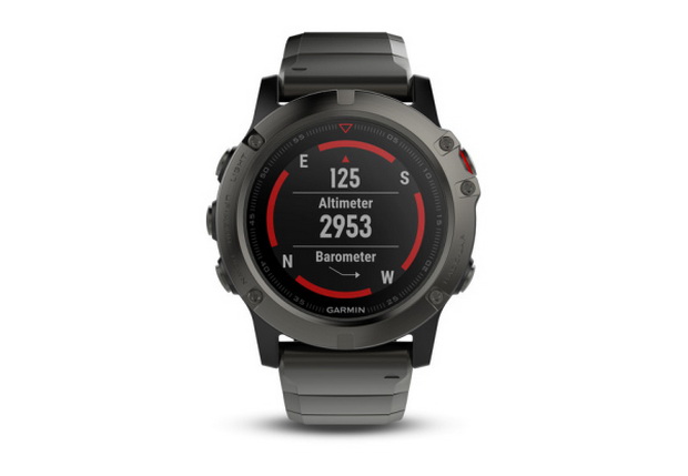 Garmin fenix 5 Sapphire Slate grey with metal band-photo 3
