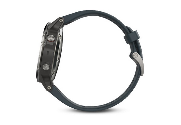 Garmin fenix 5 Silver with granite blue band-photo 2