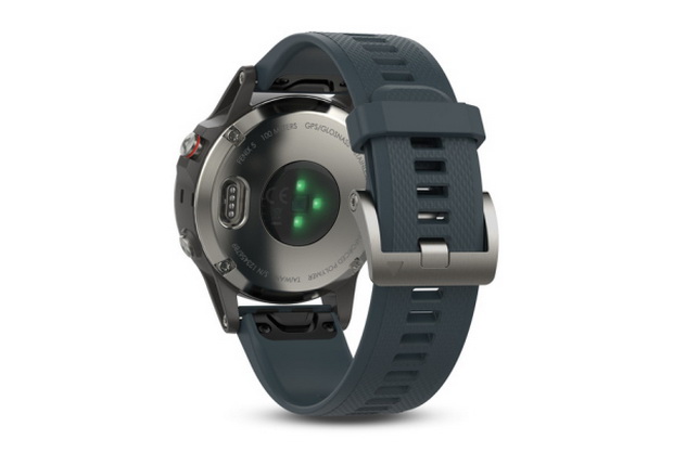 Garmin fenix 5 Silver with granite blue band-photo 3