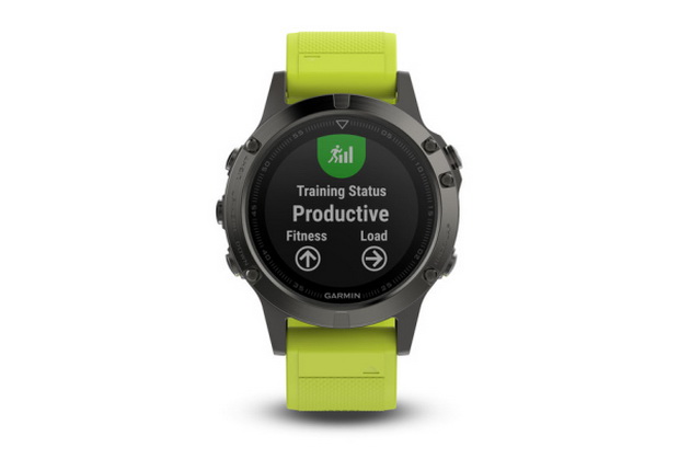 Garmin fenix 5 Slate grey with amp yellow band-photo 3