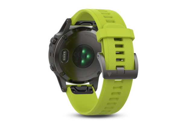 Garmin fenix 5 Slate grey with amp yellow band-photo 4