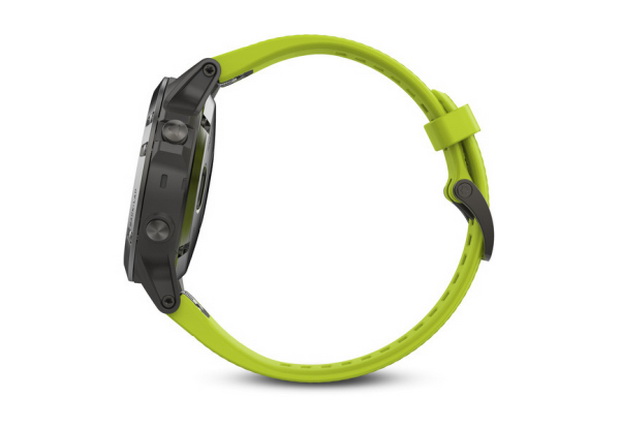 Garmin fenix 5 Slate grey with amp yellow band-photo 5